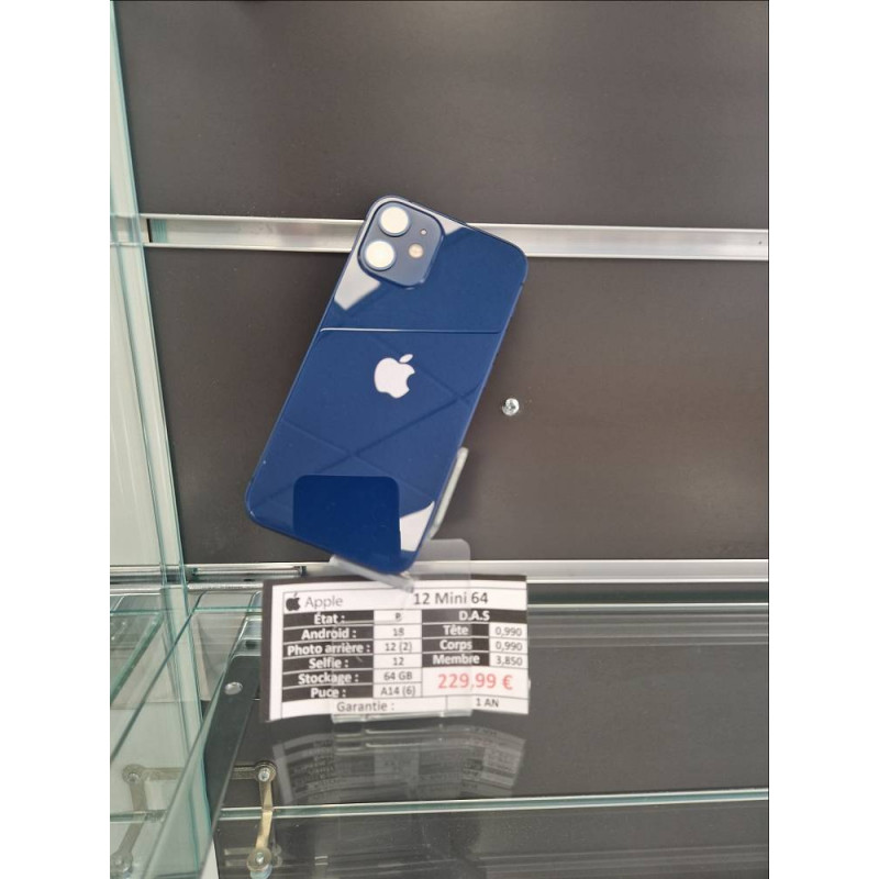 IPHONE 12 MINI 64 BLEU 35304115092416