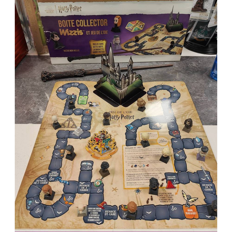 BOITE COLLECTOR WIZZIS ET JEU DE L OIE HARRY POTTER