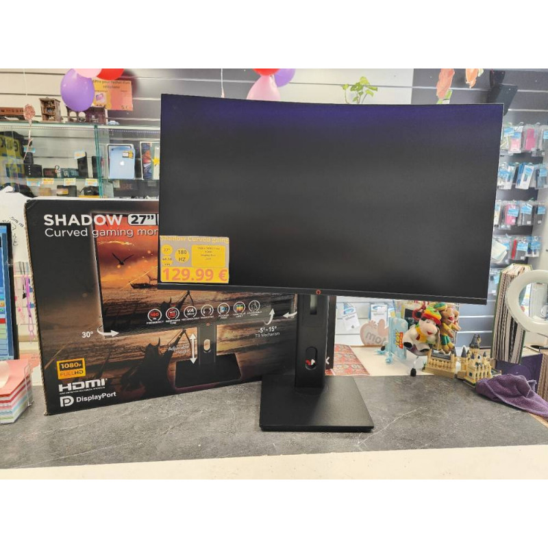 SHADOW CUVED GAMING MONITOR 27 POUCES FHD SHADOWYG2024110302
